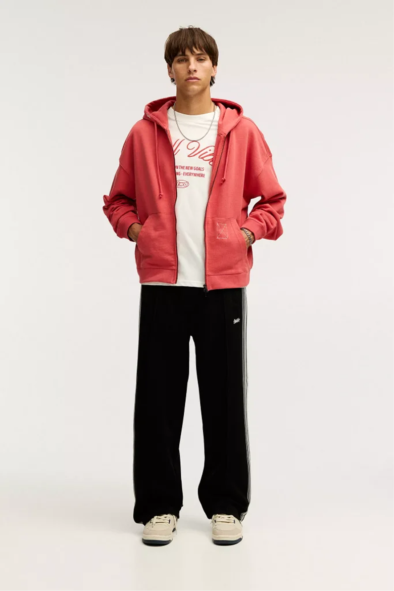STWD jogger trousers with side stripes